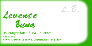 levente buna business card
